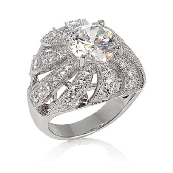 Victoria Wieck 3.89ct Absolute "Sunray" Dome Ring - Picture 7 of 7